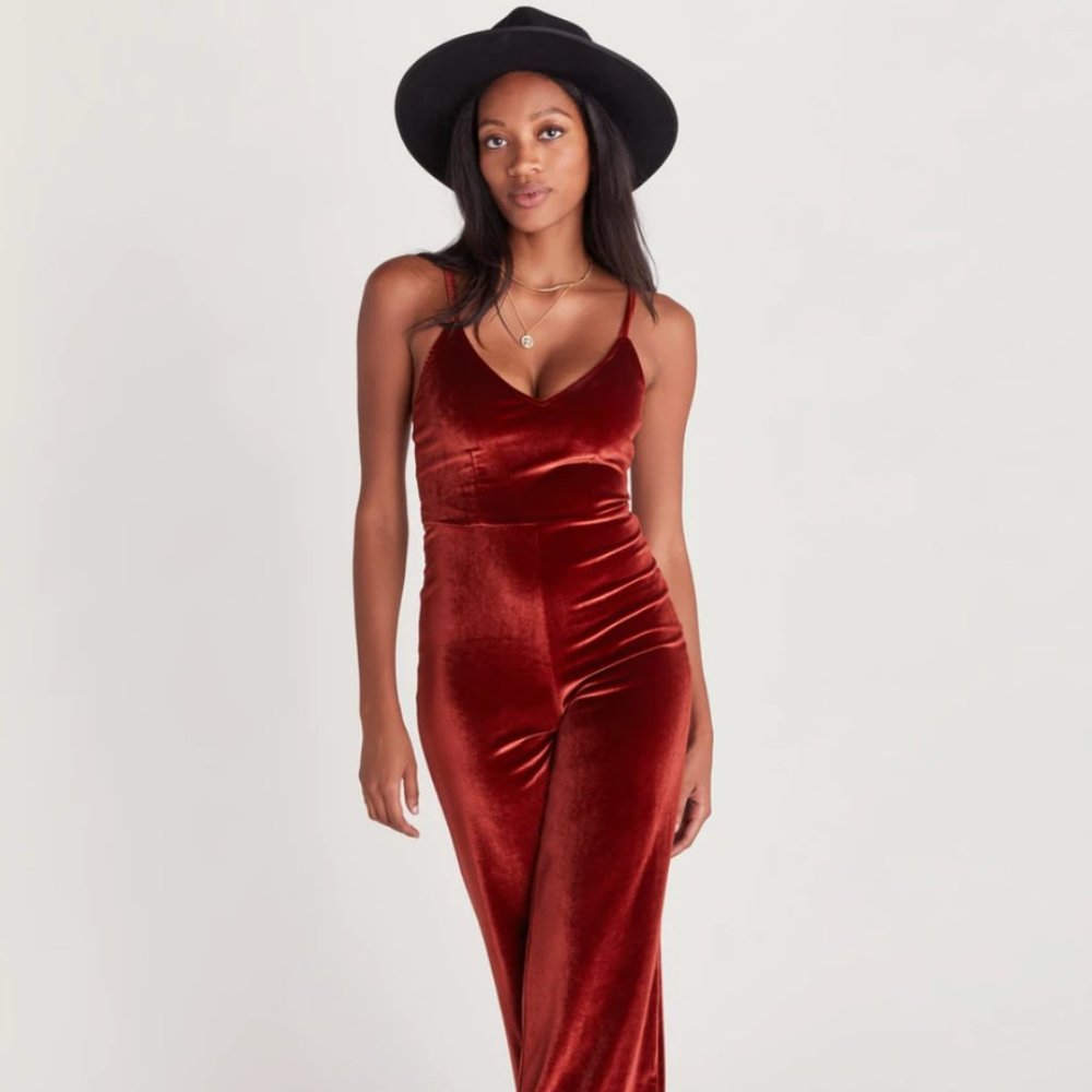 Velvet jumpsuit - new with tags